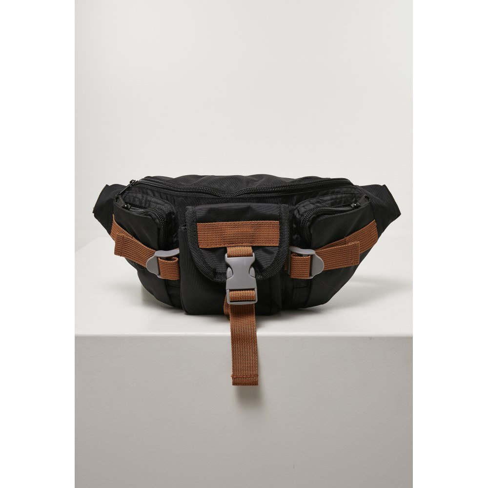 Urban Classics - Hiking Recycled Ripstop Crossbody tas - Zwart